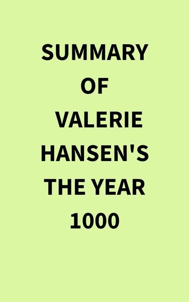 Produktbild: Summary of Valerie Hansen's The Year 1000