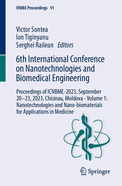 Produktbild: 6th International Conference on Nanotechnologies and Biomedical Engineering