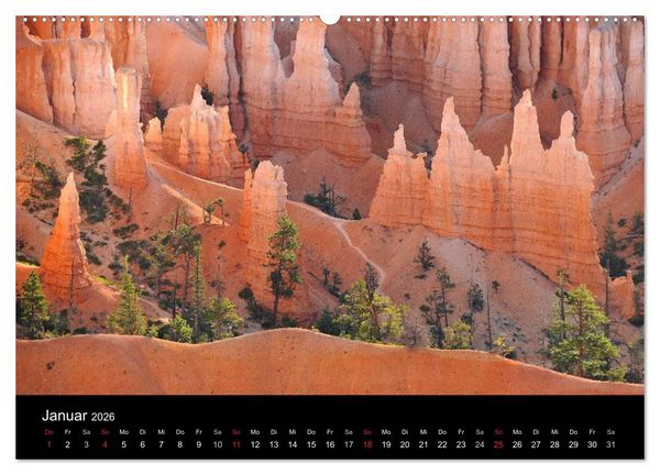 Produktbild: USA - Monumente der Sch&ouml;pfung (Wandkalender 2026 DIN A2 quer), CALVENDO Monatskalender