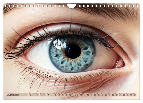 Produktbild: Schau mir ins Auge (Wandkalender 2026 DIN A4 quer), CALVENDO Monatskalender