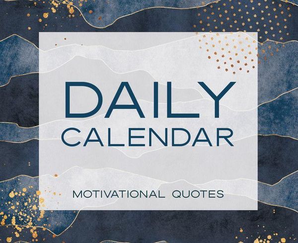 Produktbild: Motivational Quotes Perpetual Box Calendar