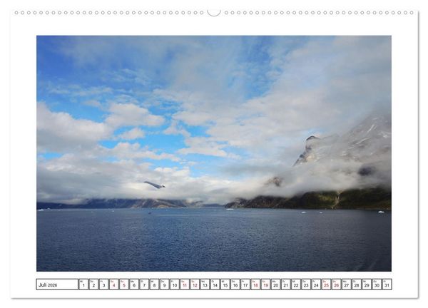 Produktbild: Gr&ouml;nland - eisige Landschaften im Prins Christian Sund (Wandkalender 2026 DIN A2 quer), CALVENDO Monatskalender