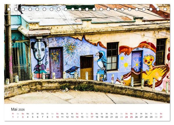Produktbild: Chile - Land voller Kontraste (Tischkalender 2026 DIN A5 quer), CALVENDO Monatskalender