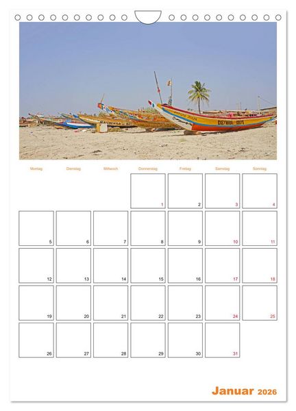 Produktbild: Gambia und Senegal erleben (Wandkalender 2026 DIN A4 hoch), CALVENDO Monatskalender