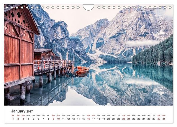 Produktbild: Dazzling Italy (Wall Calendar 2027 DIN A4 landscape), CALVENDO 12 Month Wall Calendar