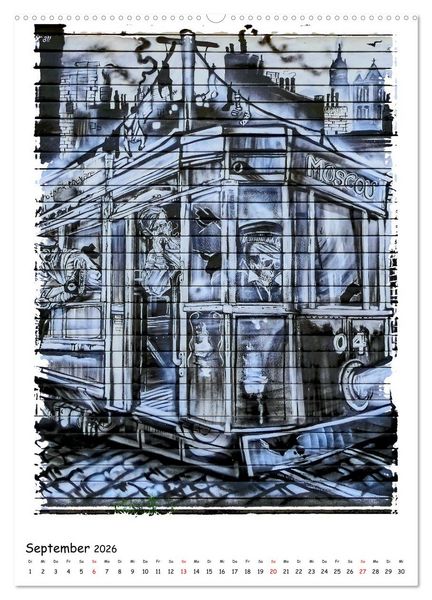 Produktbild: Street Art in Gent (Wandkalender 2026 DIN A2 hoch), CALVENDO Monatskalender