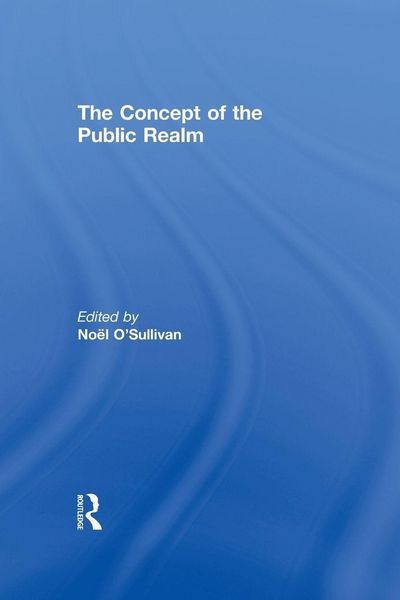 Produktbild: The Concept of the Public Realm