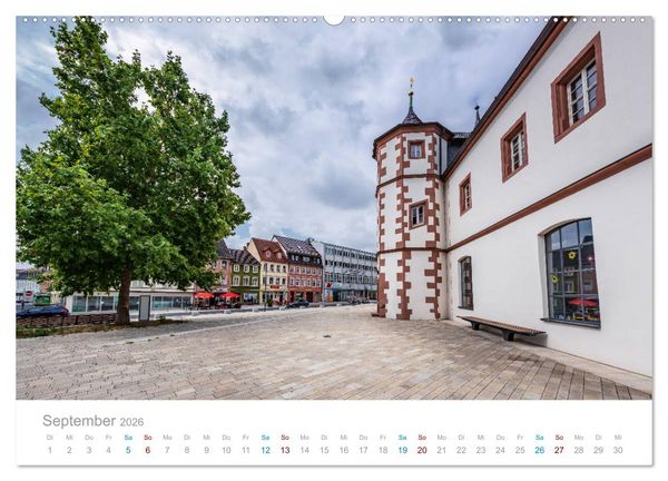 Produktbild: Schweinfurt - Stadt der Kunst und Industrie (Wandkalender 2026 DIN A2 quer), CALVENDO Monatskalender