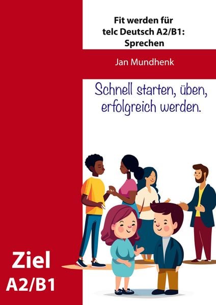 Produktbild: Fit werden f&uuml;r telc Deutsch A2/B1: Sprechen 1-3