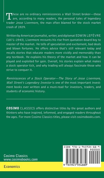 Produktbild: Reminiscences of a Stock Operator