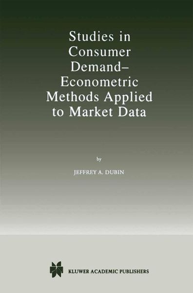 Produktbild: Studies in Consumer Demand - Econometric Methods Applied to Market Data