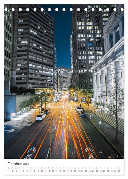 Produktbild: San Francisco - Eine Reise nach Kalifornien. (Tischkalender 2026 DIN A5 hoch), CALVENDO Monatskalender