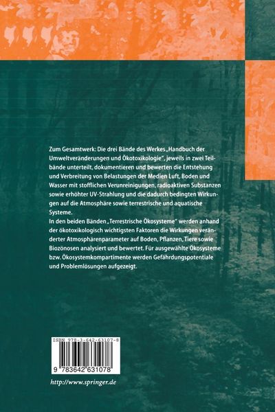 Produktbild: Handbuch der Umweltver&auml;nderungen und &Ouml;kotoxikologie