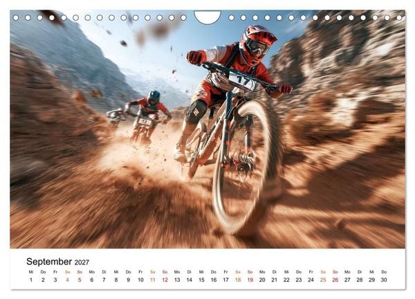 Produktbild: Mountainbike - Trails am Limit (Wandkalender 2027 DIN A4 quer), CALVENDO Monatskalender