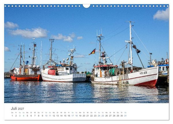 Produktbild: Fischereih&auml;fen an der Ostseek&uuml;ste (Wandkalender 2027 DIN A3 quer), CALVENDO Monatskalender