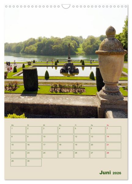Produktbild: Schl&ouml;sser und G&auml;rten in England (Wandkalender 2026 DIN A3 hoch), CALVENDO Monatskalender