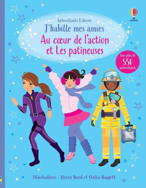Produktbild: Au coeur de l'action et Les patineuses : J'habille mes amies