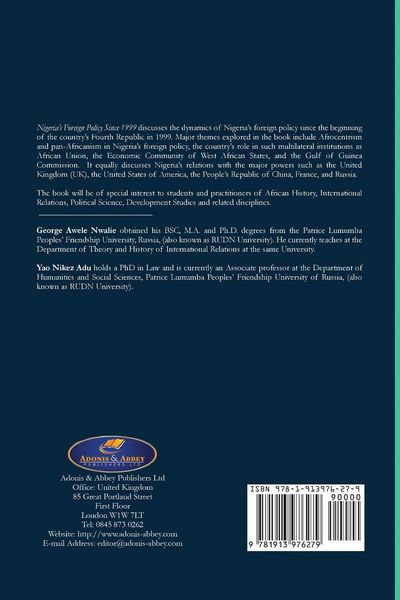 Produktbild: Nigeria's Foreign Policy Since 1999