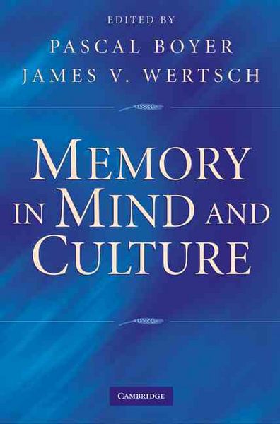 Produktbild: Memory in Mind and Culture