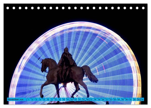 Produktbild: Essen Lichter der Nacht (Tischkalender 2026 DIN A5 quer), CALVENDO Monatskalender