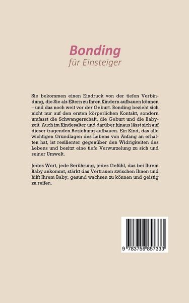 Produktbild: Bonding f&uuml;r Einsteiger - Das Buch f&uuml;r Eltern