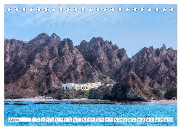 Produktbild: Oman - Ein Land aus 1001 Nacht (Tischkalender 2026 DIN A5 quer), CALVENDO Monatskalender