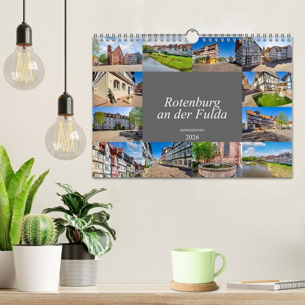 Produktbild: Rotenburg an der Fulda Impressionen (Wandkalender 2026 DIN A4 quer), CALVENDO Monatskalender