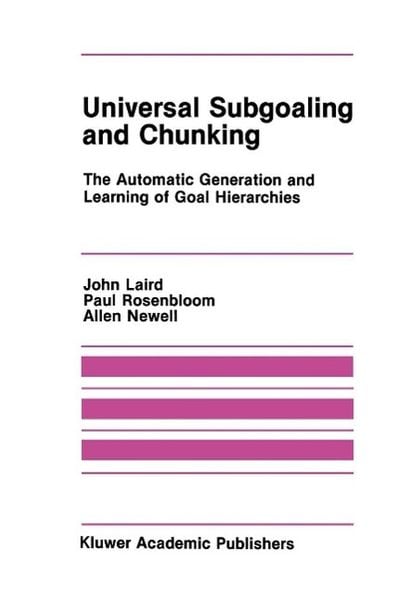 Produktbild: Universal Subgoaling and Chunking