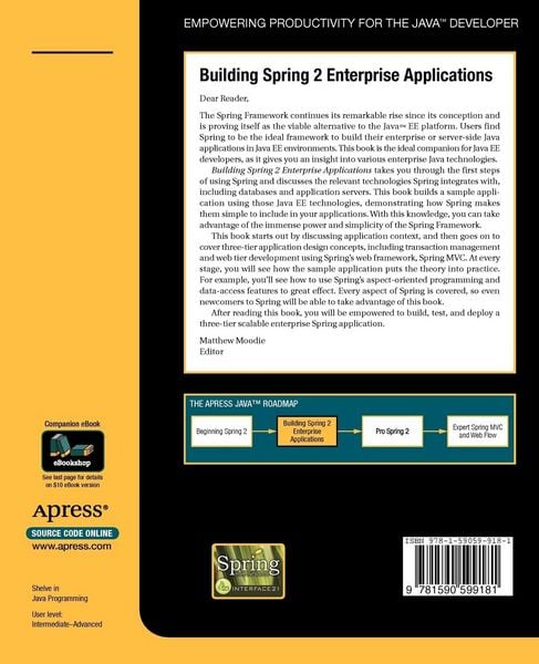 Produktbild: Building Spring 2 Enterprise Applications