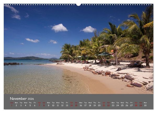 Produktbild: Vietnam`s most beautiful beaches (Wall Calendar 2026 DIN A2 landscape), CALVENDO 12 Month Wall Calendar