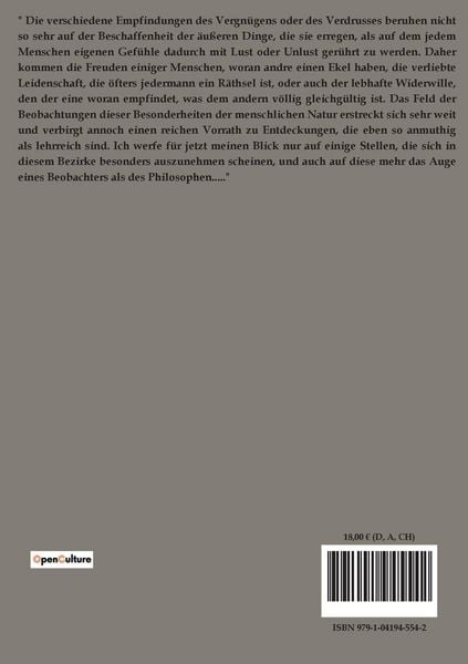 Produktbild: Des Sch&ouml;nen und Erhabenen