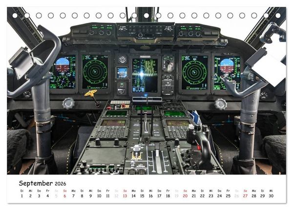 Produktbild: Flight deck - das beste B&uuml;ro (Tischkalender 2026 DIN A5 quer), CALVENDO Monatskalender