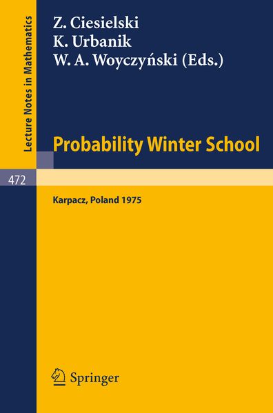 Produktbild: Probability Winter School