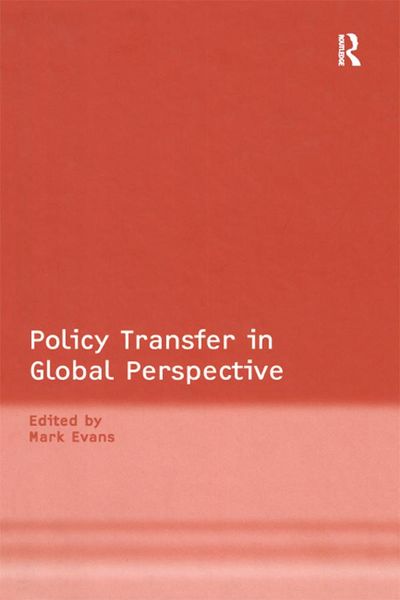 Produktbild: Policy Transfer in Global Perspective