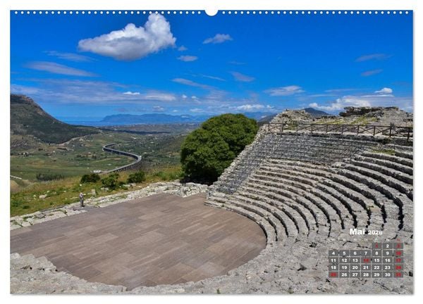 Produktbild: Sizilien &ndash; von Cefal&ugrave; bis Trapani (hochwertiger Premium Wandkalender 2026 DIN A2 quer), Kunstdruck in Hochglanz