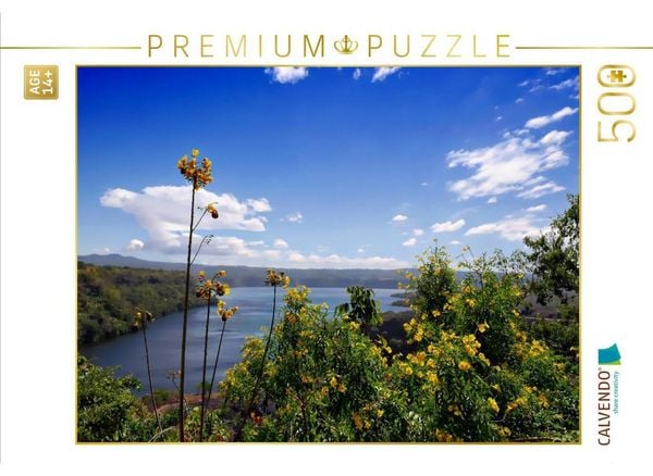 CALVENDO Puzzle Masaya - Laguna de Apoyo | 500 Teile Lege-Größe 48 × 36 cm Foto-Puzzle für Erwachsene