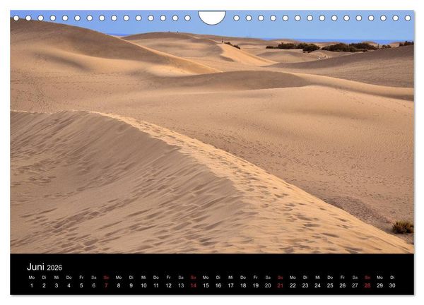 Produktbild: GRAN CANARIA/D&uuml;nen von Maspalomas (Wandkalender 2026 DIN A4 quer), CALVENDO Monatskalender