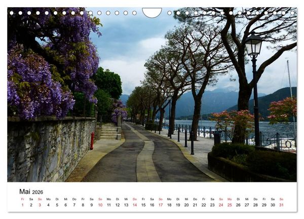 Produktbild: Impressionen vom Comer See (Wandkalender 2026 DIN A4 quer), CALVENDO Monatskalender