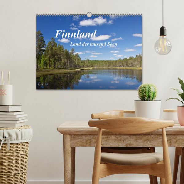 Produktbild: Finnland - Land der tausend Seen (Wandkalender 2026 DIN A3 quer), CALVENDO Monatskalender