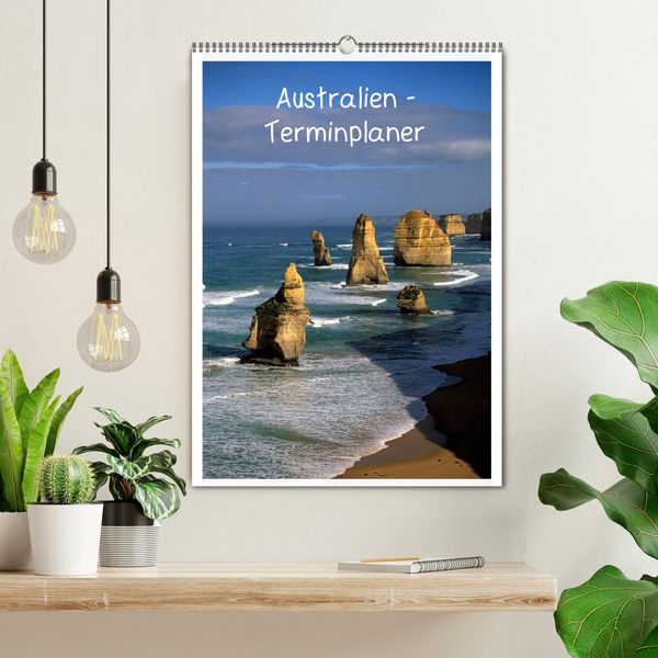 Produktbild: Australien - Terminplaner (Wandkalender 2026 DIN A2 hoch), CALVENDO Monatskalender