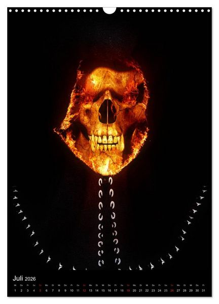 Produktbild: S.O.D. - Skulls Of Death Vol. I - Totenkopf Artworks (Wandkalender 2026 DIN A3 hoch), CALVENDO Monatskalender