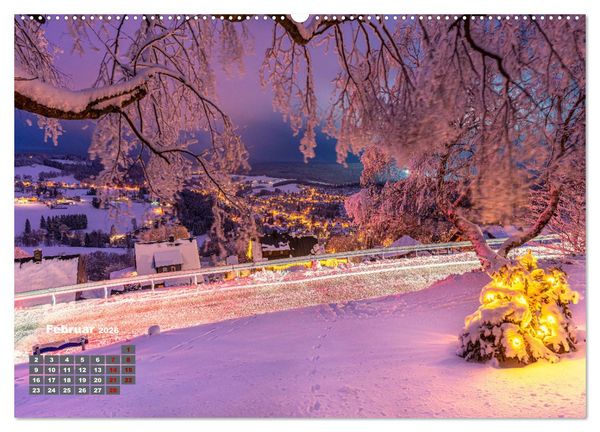 Produktbild: Vogtland - von Klingenthal bis G&ouml;ltzschtal (hochwertiger Premium Wandkalender 2026 DIN A2 quer), Kunstdruck in Hochglanz