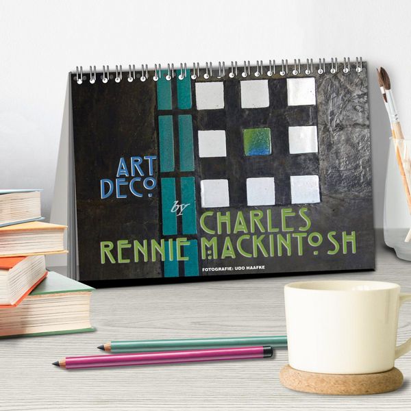 Produktbild: ArtDeco by Charles Rennie Mackintosh (Tischkalender 2026 DIN A5 quer), CALVENDO Monatskalender