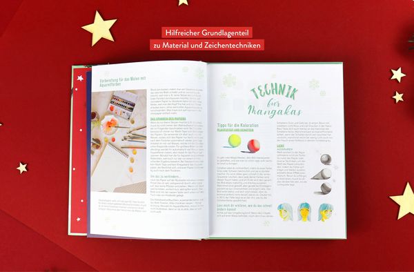 Produktbild: Mein Manga-Adventskalender-Buch: Magic Manga Christmas