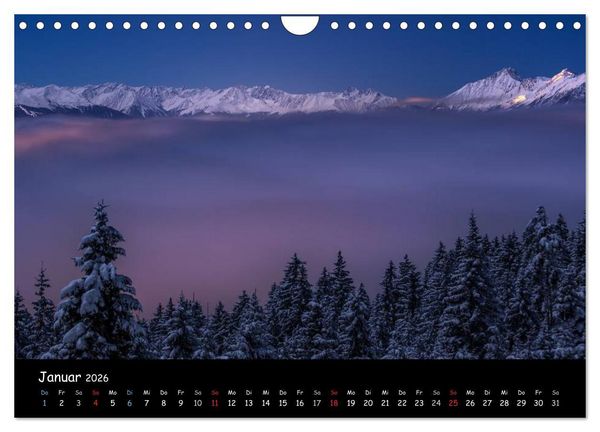 Produktbild: Tiroler Stimmungen (Wandkalender 2026 DIN A4 quer), CALVENDO Monatskalender