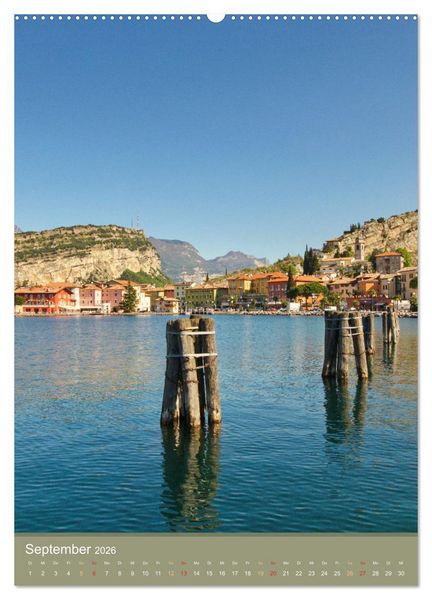Produktbild: Gardasee - Die sch&ouml;nsten Momente am Gardasee (Wandkalender 2026 DIN A2 hoch), CALVENDO Monatskalender