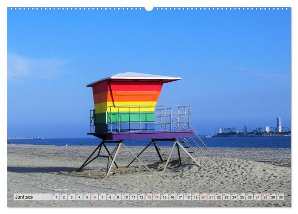 Produktbild: Life-Guard-Houses (Wandkalender 2026 DIN A2 quer), CALVENDO Monatskalender
