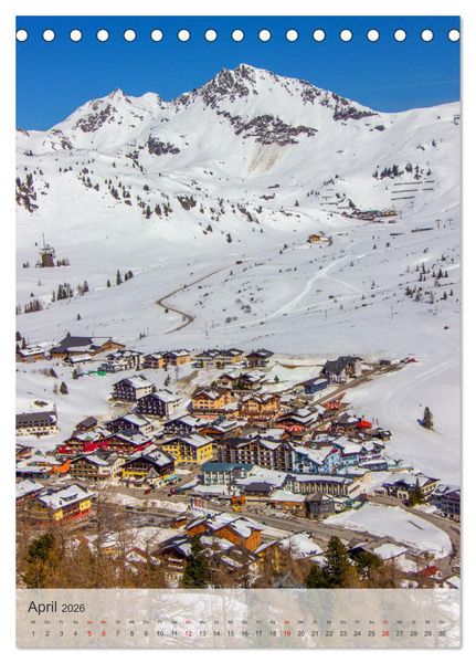 Produktbild: Es gr&uuml;&szlig;t Obertauern (Tischkalender 2026 DIN A5 hoch), CALVENDO Monatskalender