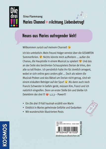Produktbild: Die drei !!!, Maries Channel, #Achtung_Liebesbetrug!