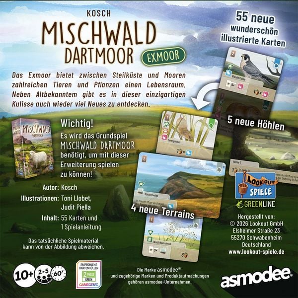 Produktbild: Mischwald Dartmoor - Exmoor